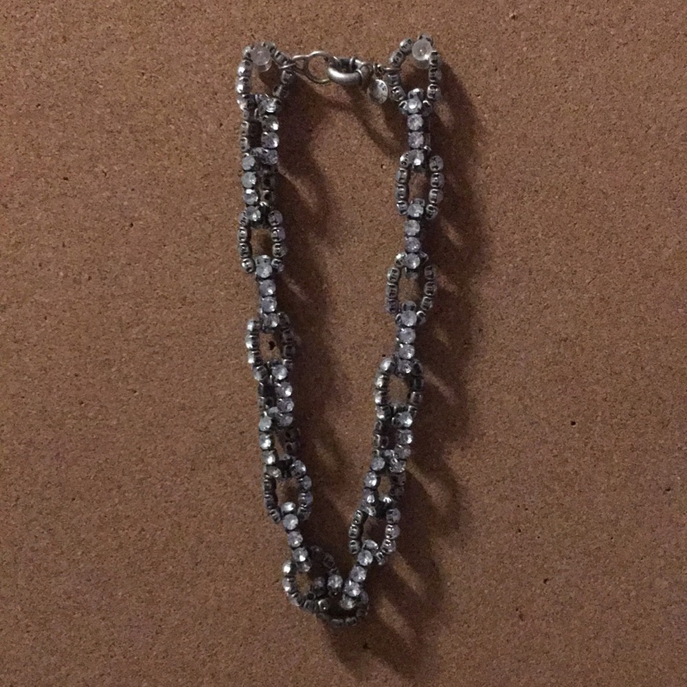 J. Crew Crystal Link Necklace